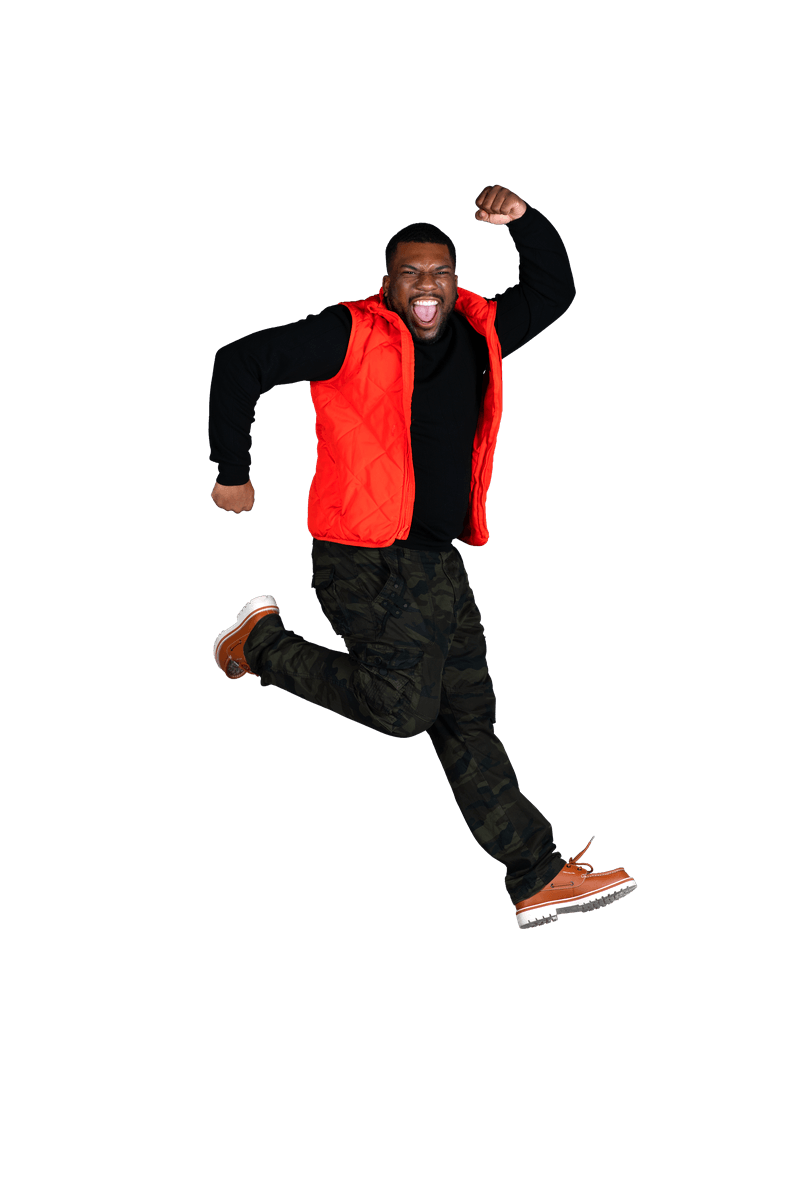 Cederick jumping